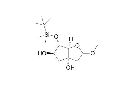 (1R,5S,7R,8S)-8-{[(t-Butyl)dimethylsilyl]oxy}-3-methoxy-2-oxabicyclo[3.3.0]octane-5,7-diol