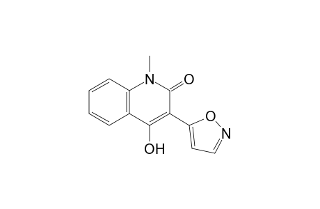 4-Hydroxy-1-methyl-3-(5-isoxazolyl)-2(1H)-quinolinone
