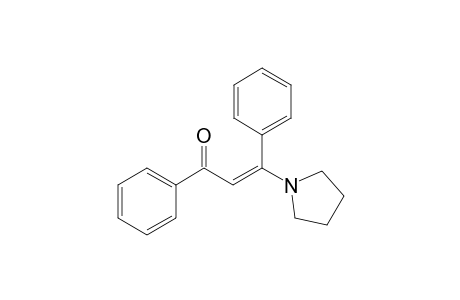 (E)-1,3-diphenyl-3-(1-pyrrolidinyl)-2-propen-1-one