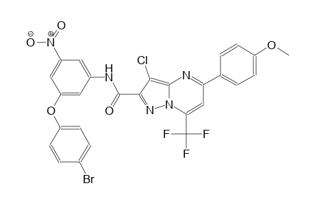 pyrazolo[1,5-a]pyrimidine-2-carboxamide, N-[3-(4-bromophenoxy)-5-nitrophenyl]-3-chloro-5-(4-methoxyphenyl)-7-(trifluoromethyl)-