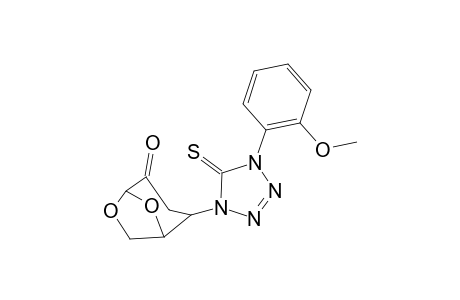 2-[4-(2-methoxyphenyl)-5-sulfanylidene-1,2,3,4-tetrazol-1-yl]-6,8-dioxabicyclo[3.2.1]octan-4-one