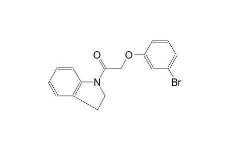 1H-indole, 1-[(3-bromophenoxy)acetyl]-2,3-dihydro-