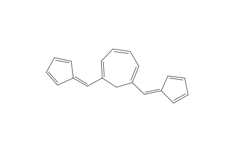 1,3,5-Cycloheptatriene, 1,6-bis(2,4-cyclopentadien-1-ylidenemethyl)-