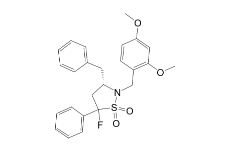(3S)-3-BENZYL-2-(2,4-DIMETHOXYBENZYL)-5-FLUORO-5-PHENYLISOTHIAZOLIDINE-1,1-DIOXIDE
