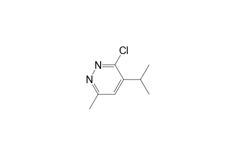 3-chloranyl-6-methyl-4-propan-2-yl-pyridazine