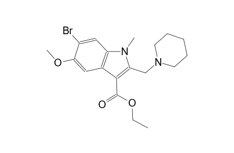 ethyl 6-bromo-5-methoxy-1-methyl-2-(1-piperidinylmethyl)-1H-indole-3-carboxylate