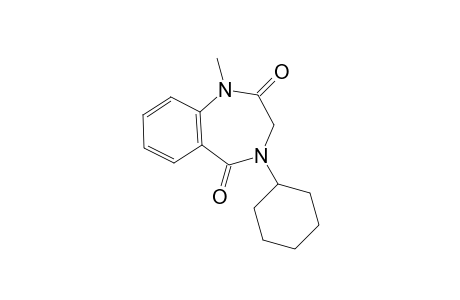 4-Cyclohexyl-1-methyl-2,3,4,5-tetrahydro-1H-1,4-benzodiazepine-2,5-dione