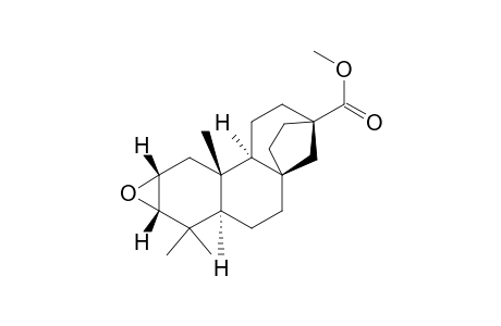 17-Norkaurane-13-carboxylic acid, 2,3-epoxy-, methyl ester, (2.beta.,3.beta.,8.beta.,13.beta.)-
