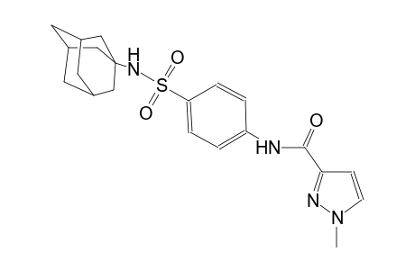 N-{4-[(1-adamantylamino)sulfonyl]phenyl}-1-methyl-1H-pyrazole-3-carboxamide