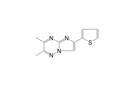 2,3-Dimethyl-6-(2-thienyl)imidazo[1,2-b][1,2,4]triazine