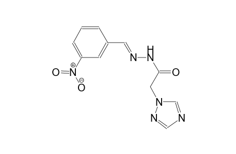 N'-[(E)-(3-nitrophenyl)methylidene]-2-(1H-1,2,4-triazol-1-yl)acetohydrazide