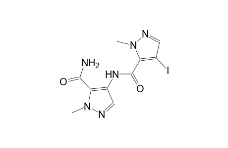 4-{[(4-iodo-1-methyl-1H-pyrazol-5-yl)carbonyl]amino}-1-methyl-1H-pyrazole-5-carboxamide
