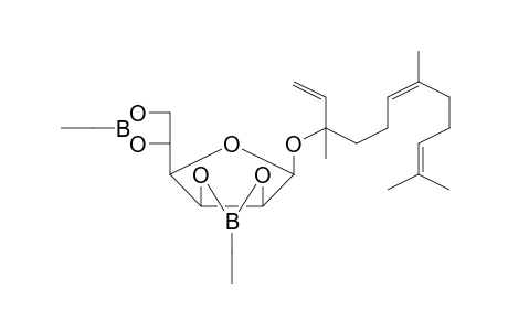 .beta.-D-Mannofuranoside, 2,3:5,6-di-ethylboranediyl-cis-nerolidyl