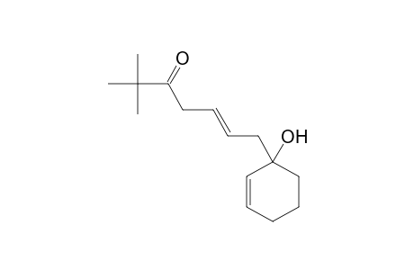 (5E)-7-(1-Hydroxy-2-cyclohexen-1-yl)-2,2-dimethyl-5-hepten-3-one