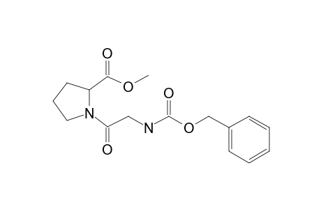 1-[2-(benzyloxycarbonylamino)acetyl]pyrrolidine-2-carboxylic acid methyl ester