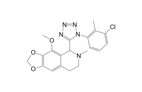 5-[1-(3-chloro-2-methylphenyl)-1H-tetraazol-5-yl]-4-methoxy-6-methyl-5,6,7,8-tetrahydro[1,3]dioxolo[4,5-g]isoquinoline