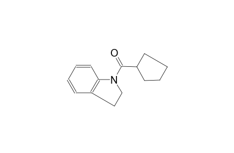 1H-indole, 1-(cyclopentylcarbonyl)-2,3-dihydro-