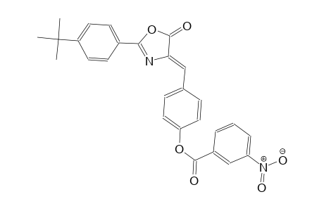 5(4H)-oxazolone, 2-[4-(1,1-dimethylethyl)phenyl]-4-[[4-[(3-nitrobenzoyl)oxy]phenyl]methylene]-, (4Z)-