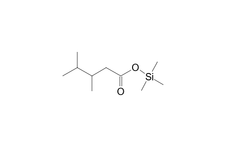 3,4-Dimethylpentanoic acid, tms