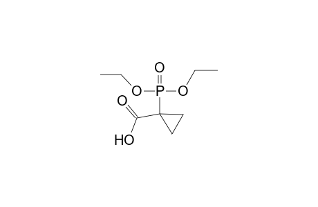 1-(diethoxyphosphoryl)cyclopropanecarboxylic acid