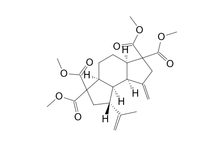 (3aR,5aS*8R*,8aS*,8bS*)-Tetramethyl octahydro-1-methylene-8-(prop-1-en-2-yl)indacene-3,3,6,6(7H,8aH)-tetracarboxylate