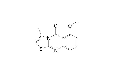 5H-Thiazolo[2,3-b]quinazolin-5-one, 6-methoxy-3-methyl-