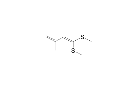 3-Methyl-1,1-bis(methylsulfanyl)-1,3-butadiene