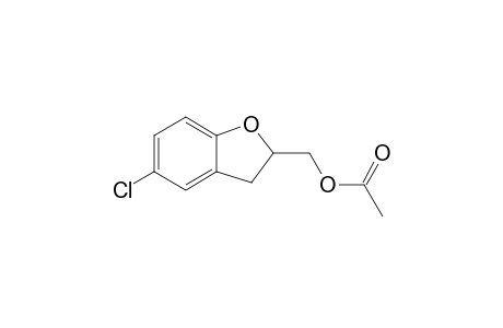 (+-)-2-Methylacetoxy-5-chloro-2,3-dihyro-1-benzofuran