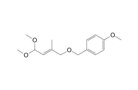 4-(4-Methoxybenzyloxy)-3-methylbut-2-enal Dimethyl Acetal