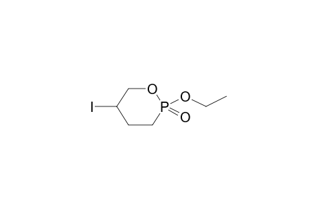 2-OXO-2-ETHOXY-5-IODO-1,2-OXAPHOSPHORINANE