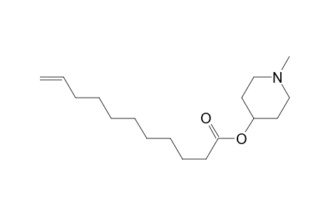 N-methyl-4-pyperidyl undec-10-enoate