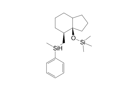 (1R*,2S*,5R*)-2-[(Methylphenylsilyl)methyl]-1-(trimethylsiloxy)bicyclo[4.3.0]nonane