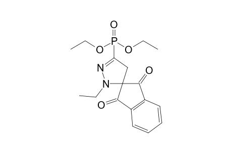 Diethyl (2'-ethyl-1,3-dioxo-1,2',3,4'-tetrahydrospiro[indene-2,3'-pyrazol]-5'-yl)phosphonate