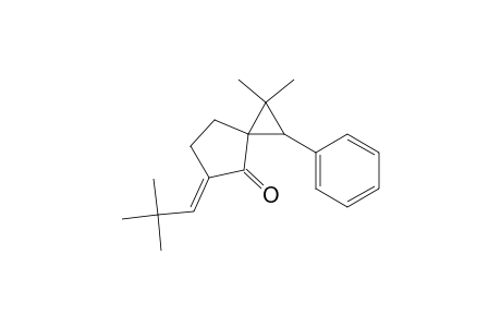 5-[(E)-2,2-dimethylpropylidene]-1,1-dimethyl-2-phenylspiro[2,4]heptan-4-one