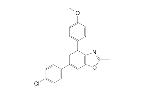6-(4-chlorophenyl)-4-(4-methoxyphenyl)-2-methyl-4,5-dihydro-1,3-benzoxazole