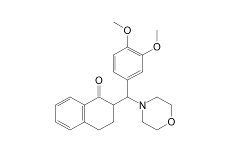 3,4-DIHYDRO-2-(alpha-MORPHOLINOVERATRYL)-1(2H)-NAPHTHALENONE