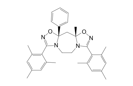 10aH-Bis[1,2,4]oxadiazolo[4,5-d:5',4'-g][1,4]diazepine, 5,6,11,11a-tetrahydro-10a-methyl-11a-phenyl-3,8-bis(2,4,6-trimethylphenyl)-, cis-
