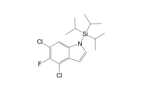 4,6-DICHLORO-5-FLUORO-1-(TRIISOPROPYLSILYL)-INDOLE