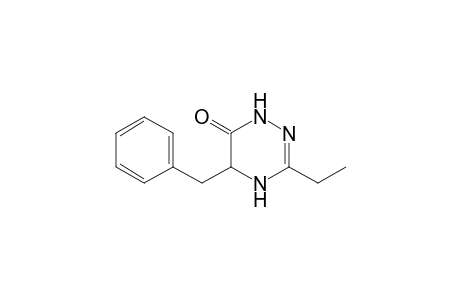 4,5-Dihydro-3-ethyl-5-benzyl-1,2,4-triazin-6(1H)-one