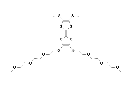 2,3-BIS-[2-[2-(2-METHOXYETHOXY)-ETHOXY]-ETHYLSULFANYL]-6,7-BIS-(METHYLSULFANYL)-TETRATHIAFULVALENE