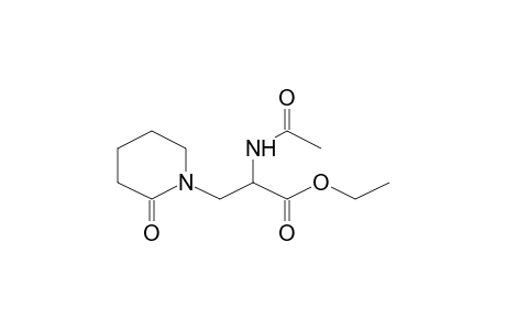 2-Acetamido-3-(2-ketopiperidino)propionic acid ethyl ester