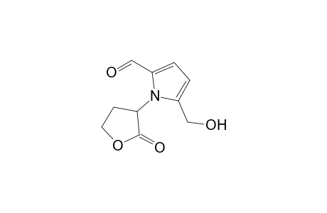 1-(2-ketotetrahydrofuran-3-yl)-5-methylol-pyrrole-2-carbaldehyde