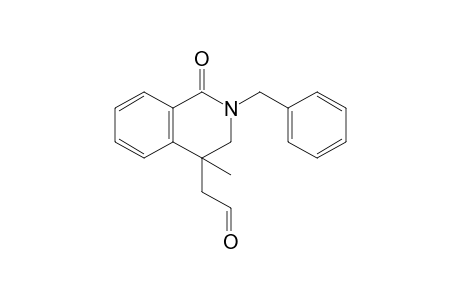 (N-Benzyl-4-methyl-1-oxo-1,2,3,4-tetrahydroisoquinolin-4-yl)acetaldehyde