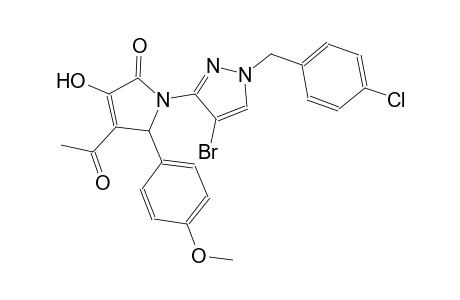 4-acetyl-1-[4-bromo-1-(4-chlorobenzyl)-1H-pyrazol-3-yl]-3-hydroxy-5-(4-methoxyphenyl)-1,5-dihydro-2H-pyrrol-2-one