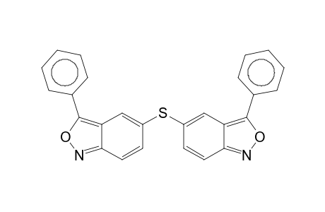 3-Phenyl-5-[(3-phenyl-2,1-benzisoxazol-5-yl)sulfanyl]-2,1-benzisoxazole