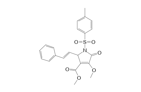 1-Tosyl-5-cinnamyl-3-methoxy-4-methoxycarbonyl-3-pyrrolin-2-one