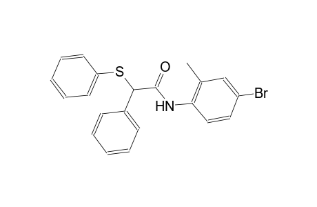 N-(4-bromo-2-methylphenyl)-2-phenyl-2-(phenylsulfanyl)acetamide