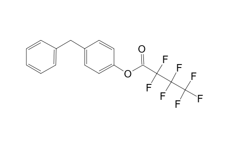 4-Benzylphenol, heptafluorobutyrate