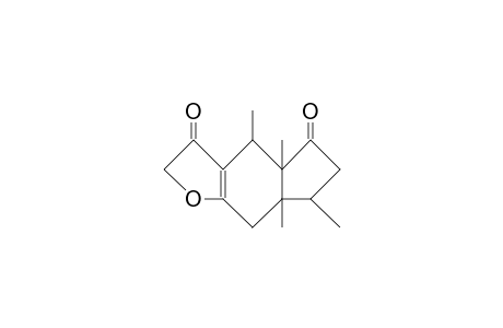 (4R*,4AS*,7R*,7aS*)-4,4a,6,7a,8-hexahydro-4,4a,7,7a-tetramethyl-indeno(5,6-B)furan-3(2H),5-dione