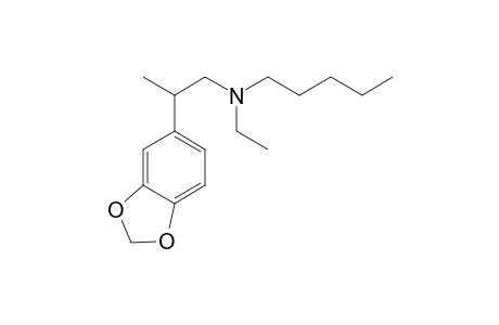 N-Ethyl-N-pentyl-2-(3,4-methylenedioxyphenyl)propan-1-amine